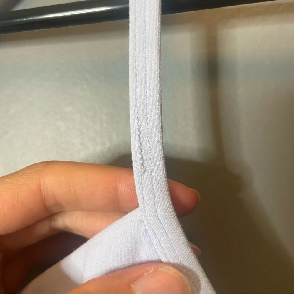 Lululemon Flow Y Bra‎ Longline Nulu *Light Support, A–C Cups Pastel Blue 6